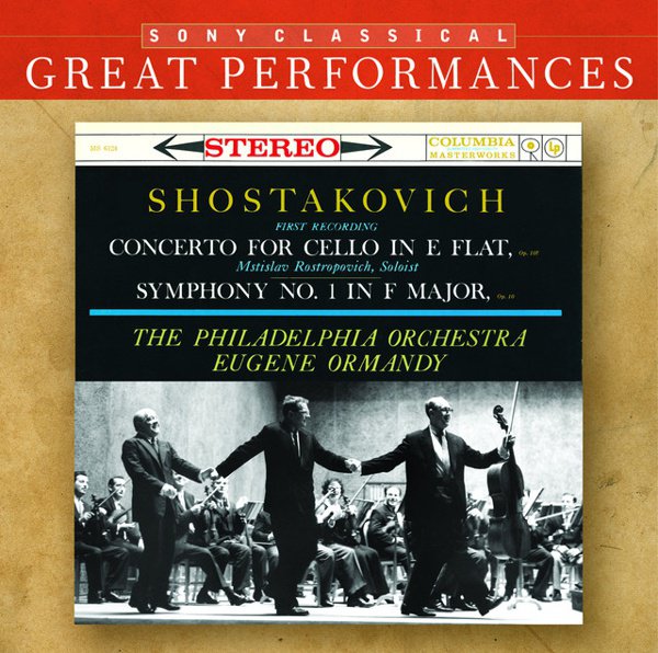 Rostropovich plays Shostakovich album cover