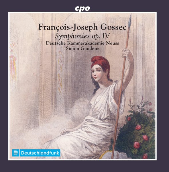 Gossec: Symphonies, Op. 4 Nos. 1-6 cover