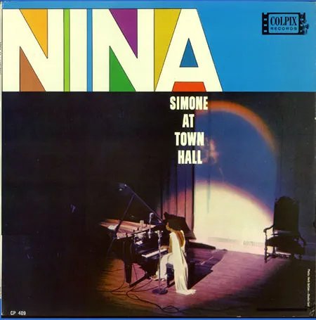 Nina Simone at Town Hall cover