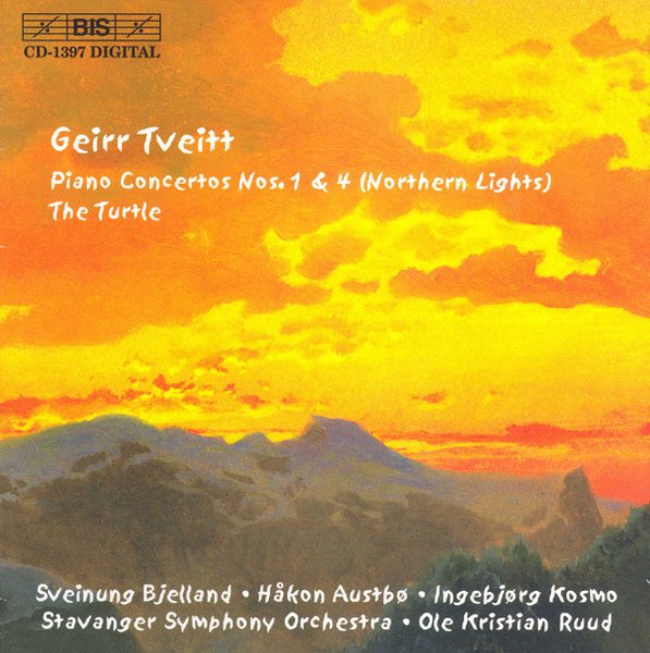 Geirr Tveitt: Piano Concertos Nos. 1 & 4 (Northern Lights); The Turtle album cover