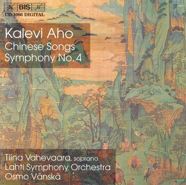 Aho: Chinese Songs & Symphony No. 4 album cover
