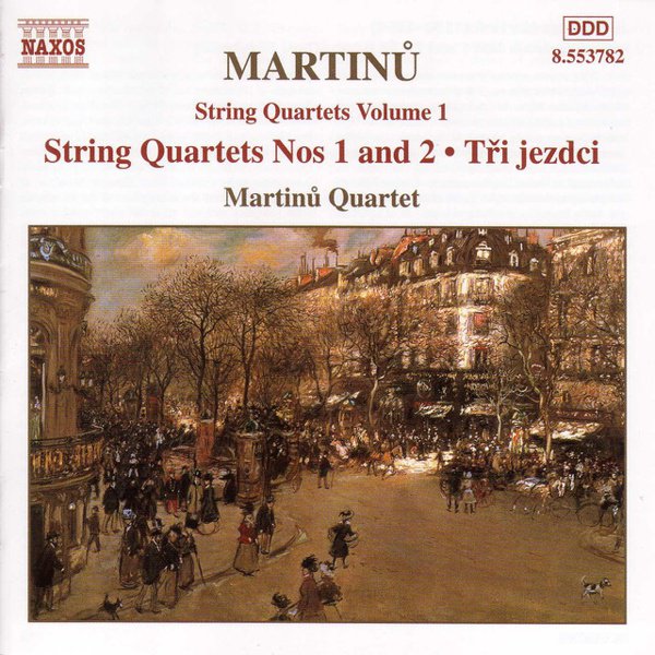 Martinu: String Quartets, Vol. 1 cover