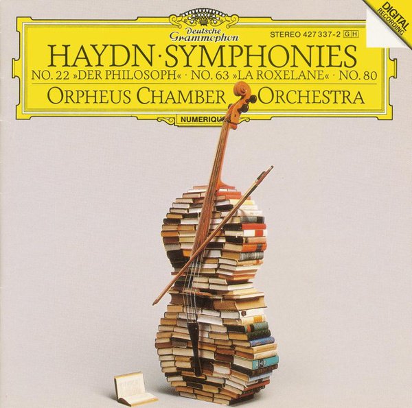 Haydn: Symphonies No. 22 “Der Philosoph”, No. 63 “La Roxelane”, No. 80 cover