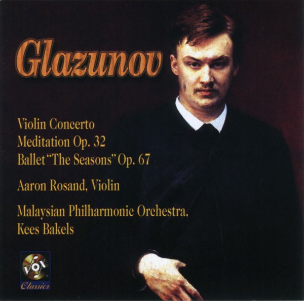 Glazunov: Violin Concerto; Meditation; The Seasons cover