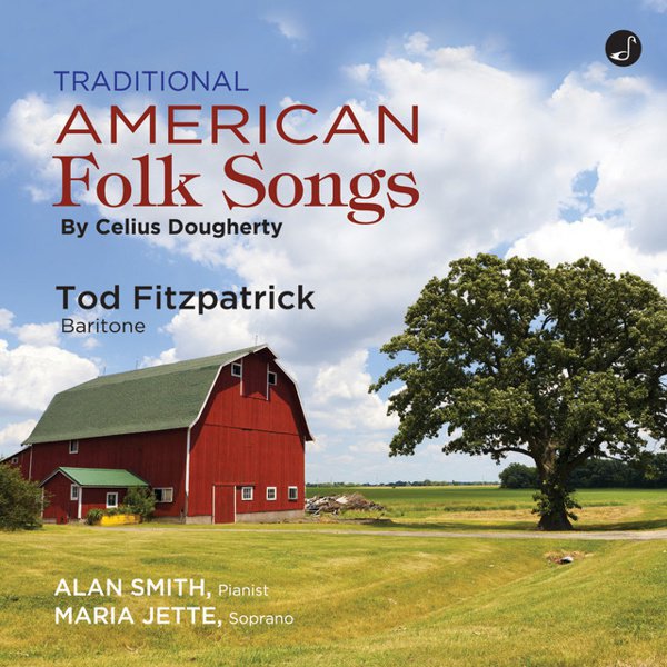 Traditional American Folk Songs by Celius Dougherty cover