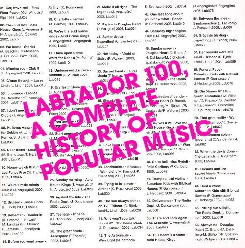 Labrador 100: A Complete History of Popular Music album cover