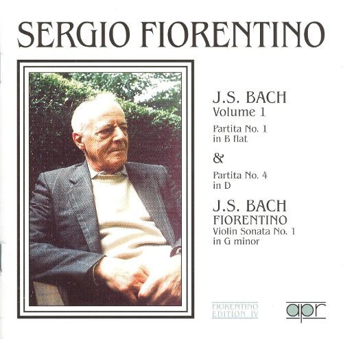 The Fiorentino Edition 4: J. S. Bach, Volume 1 cover