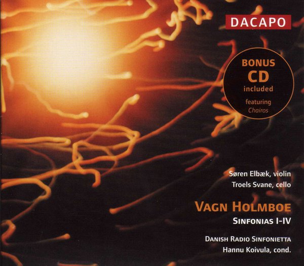 Vagn Holmboe: Sinfonias I-IV (includes bonus CD - Vagn Holmboe: Chairos) cover