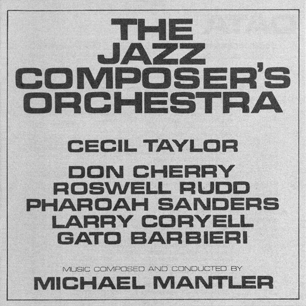 The Jazz Composer’s Orchestra album cover