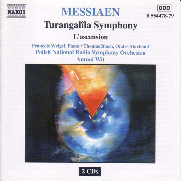 Olivier Messiaen: Turangalîla Symphony; L&#8217;ascension cover