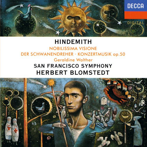 Hindemith: Nobilissima Visione; Der Schwanendreher; Konzertmusik Op. 50 cover