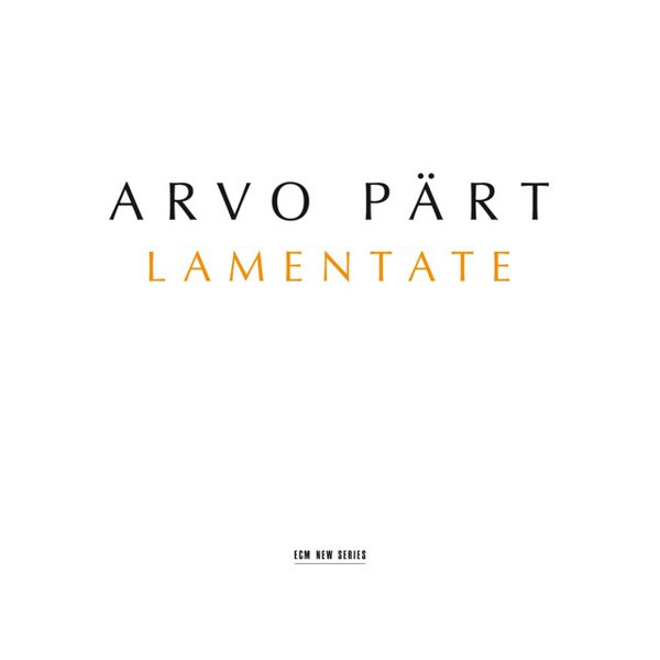 Arvo Pärt: Lamentate cover