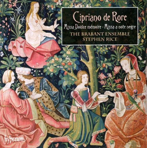 Cipriano de Rore: Missa Doulce Mémoire; Missa a note negre cover