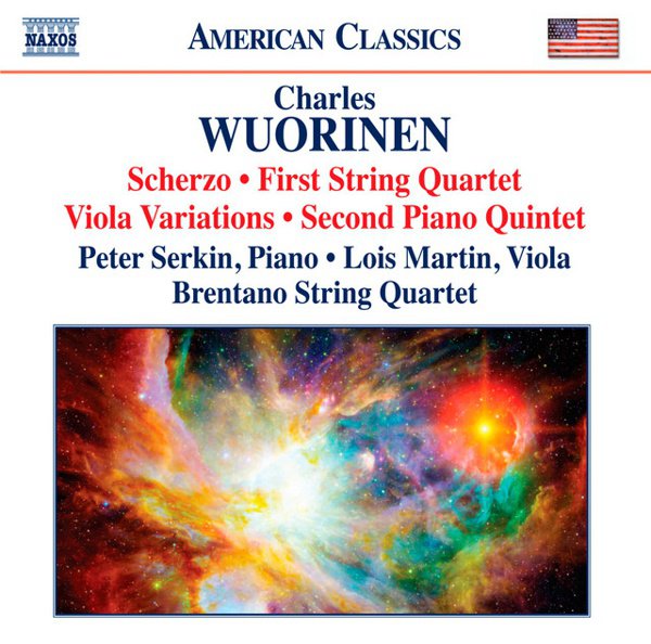 Charles Wuorinen: Scherzo; String Quartet No. 1; Viola Variations; Piano Quintet No. 2 album cover