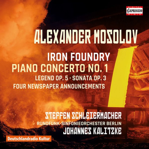 Mosolov: Piano Concerto No. 1, Op. 14 cover