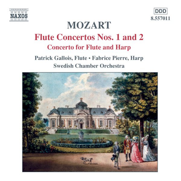 Mozart: Flute Concertos Nos. 1 and 2; Concerto for Flute & Harp cover