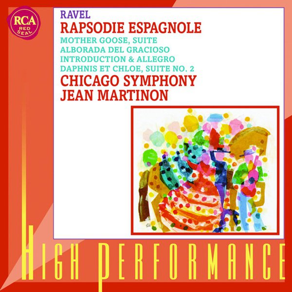 Jean Martinon Conducts Ravel album cover