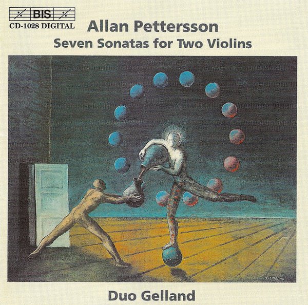 Allan Pettersson: Sonatas for Two Violins cover