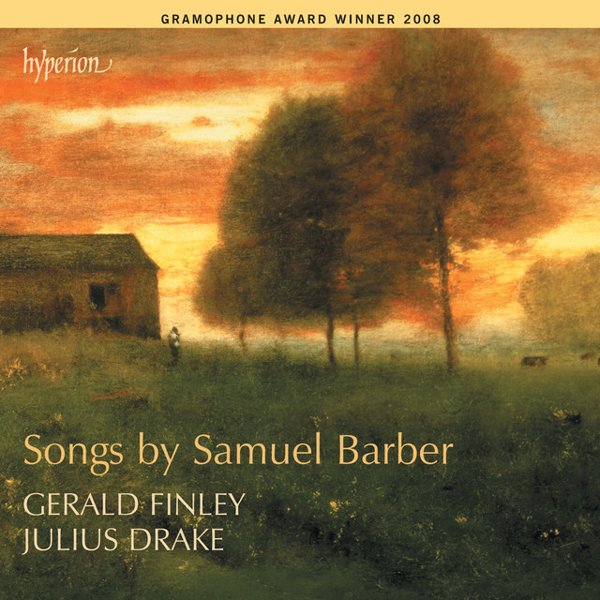 Songs by Samuel Barber album cover