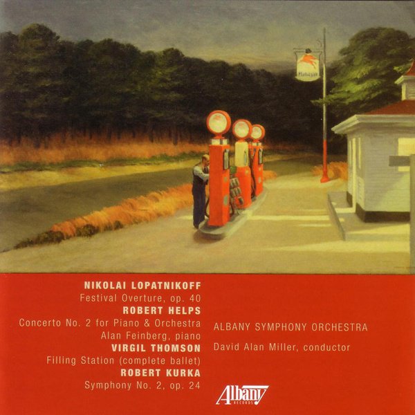 Music by Nikolai Lopatnikoff, Robert Helps, Virgil Thomson and Robert Kurka cover
