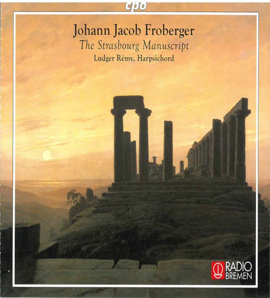 Johann Jacob Froberger: Strasbourg Manuscript cover