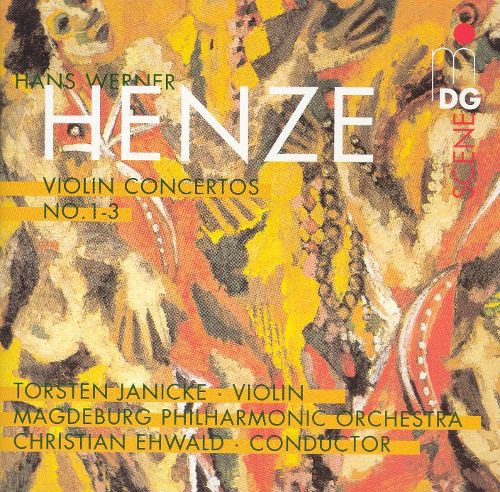 Hans Werner Henze: Violin Concertos Nos. 1-3 cover