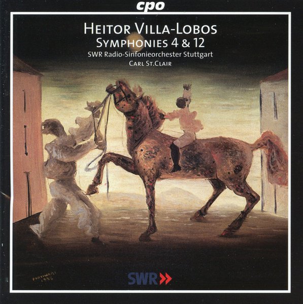 Villa-Lobos: Symphonies 4 & 12 cover