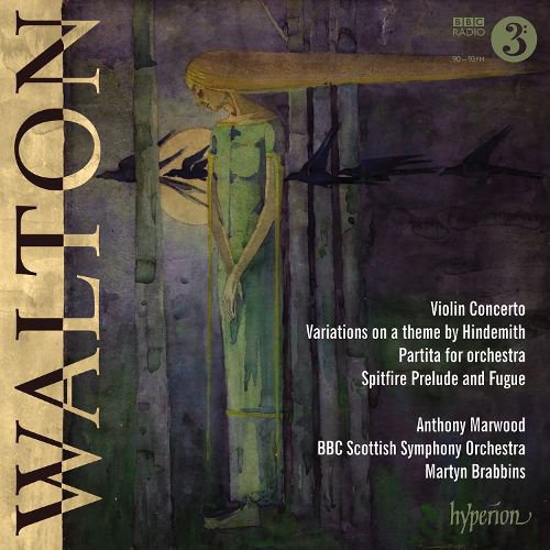 Walton: Violin Concerto; Variations on a Theme by Hindemith; Partita; Spitfire Prelude & Fugue album cover