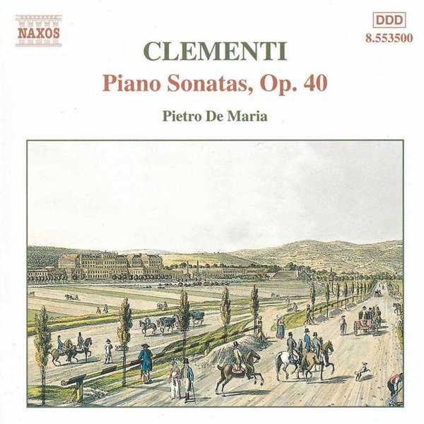 Clementi: Piano Sonatas, Op. 40 cover