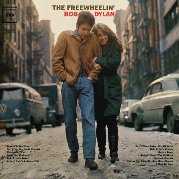 The Freewheelin’ Bob Dylan album cover