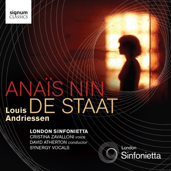 Louis Andriessen: Anaïs Nin; De Staadt cover