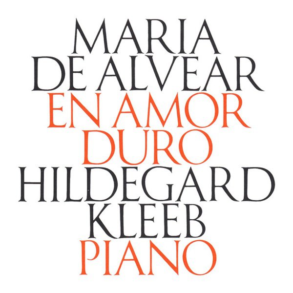 Maria de Alvear: En Amor Duro cover