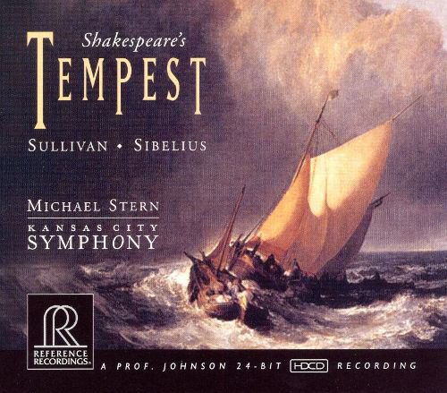 Sullivan, Sibelius: Shakespeare’s Tempest cover