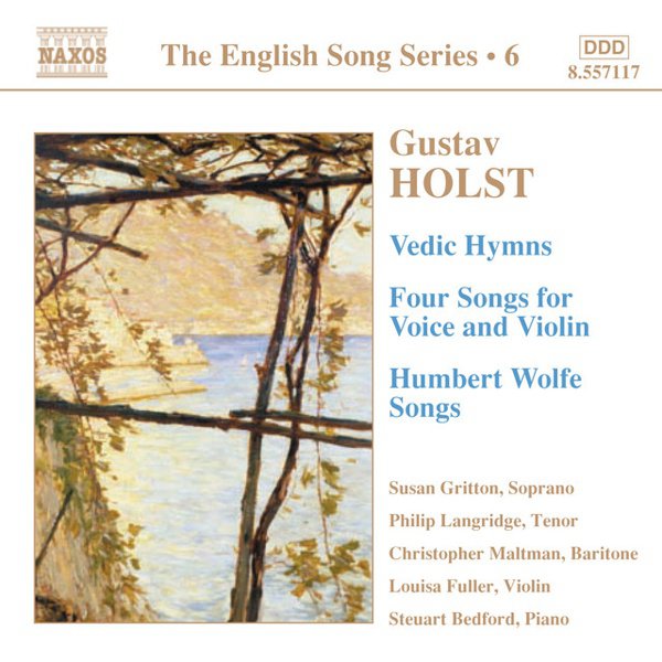 Holst: Vedic Hymns; 4 Songs for Voice & Violin; Humbert Wolfe Settings cover