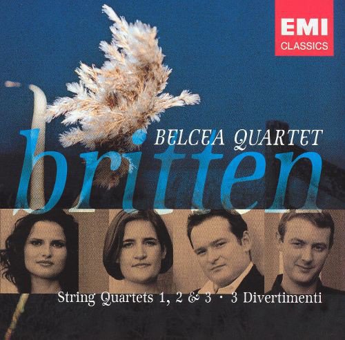 Britten: String Quartets No. 1, 2, 3; Three Divertimenti cover