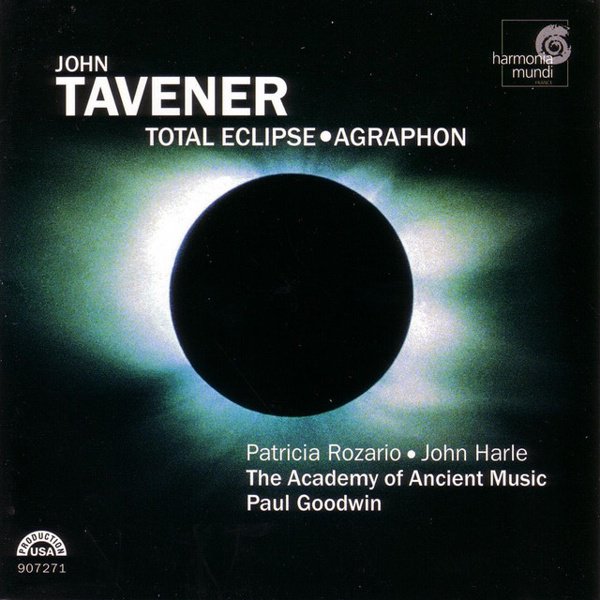 John Tavener: Total Eclipse; Agraphon album cover
