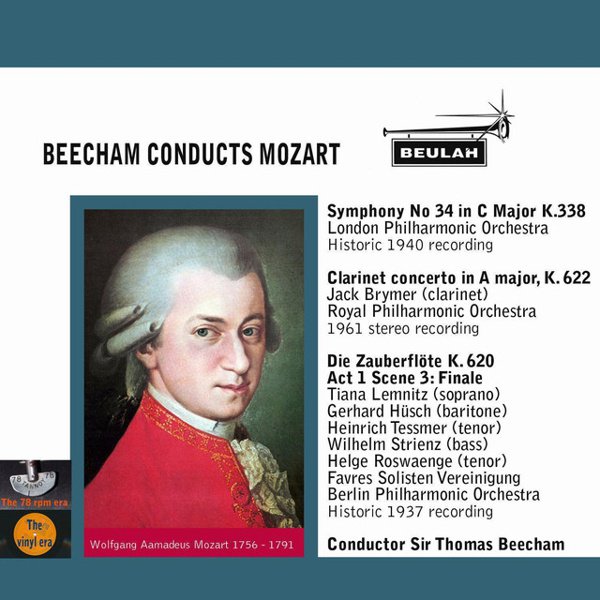 Beecham Conducts Mozart cover