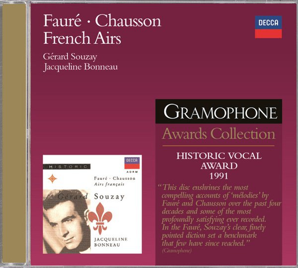 Fauré, Chausson: French Airs cover