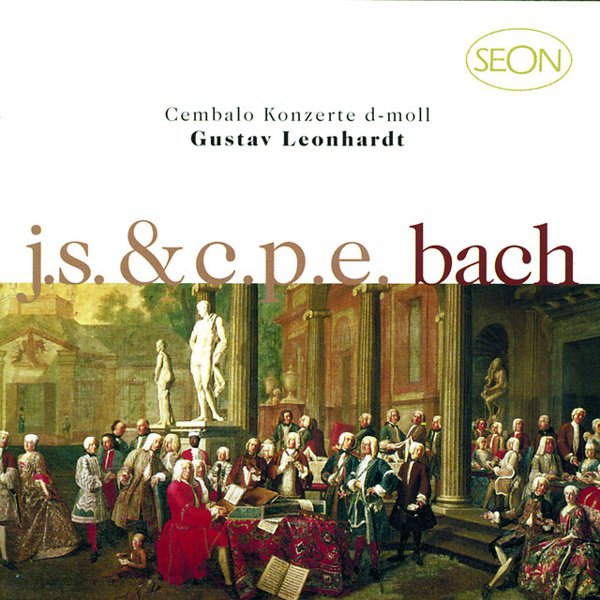 J.S. Bach & C.P.E. Bach: Harpsichord Concertos cover
