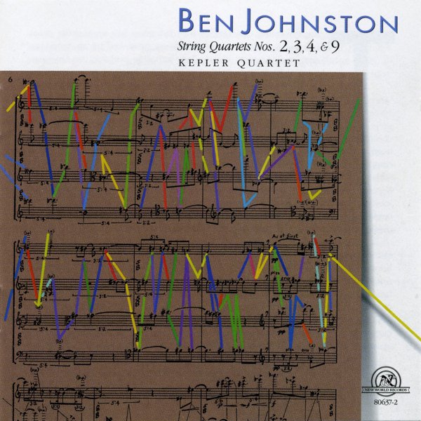 Ben Johnston: String Quartets Nos. 2, 3, 4, & 9 cover