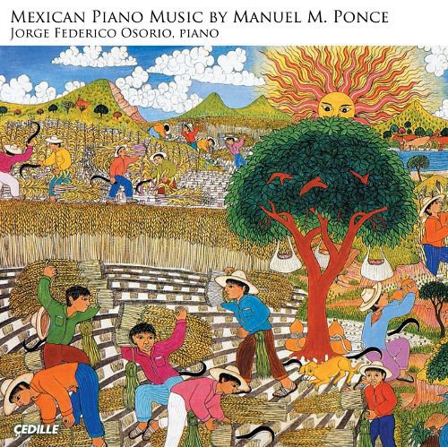 Mexican Piano Music by Manuel M. Ponce cover