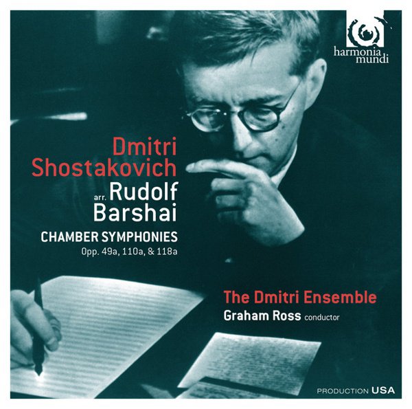 Dmitri Shostakovich: Chamber Symphonies Opp. 49a, 110a, 118a (arr. Rudolf Barshai) cover