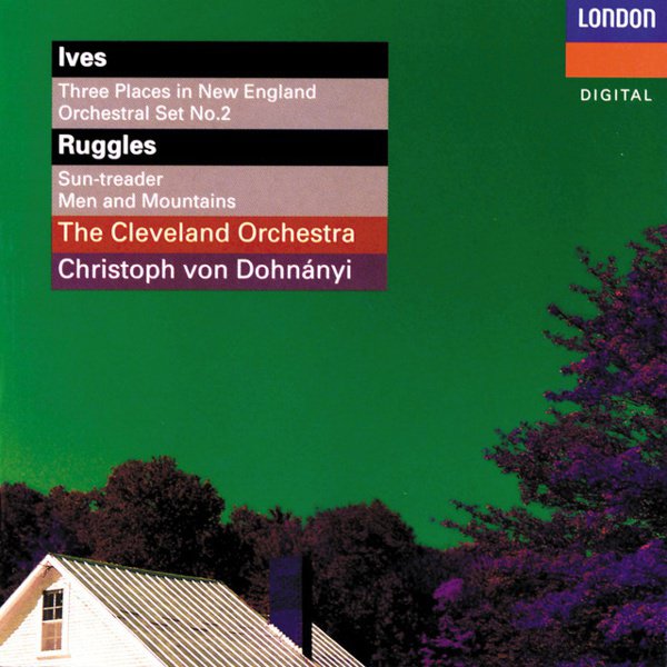 Ives: Three Places in New England; Ruggles: Sun-treader album cover