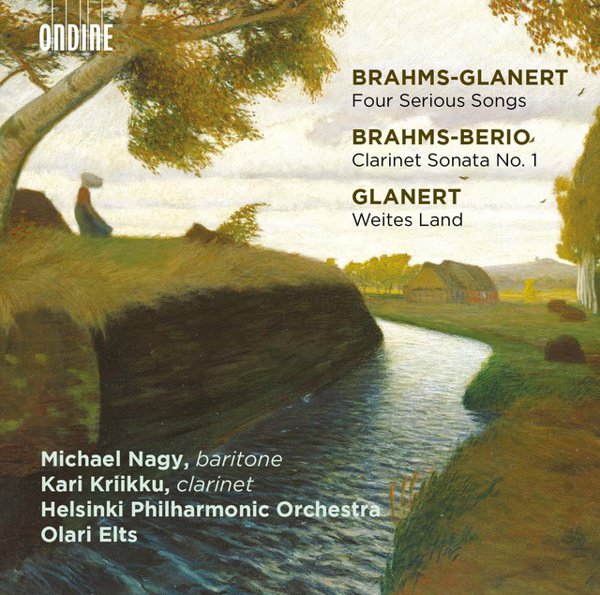Brahms-Glanert: Four Serious Songs; Brahms-Berio: Clarinet Sonata No. 1; Glanert album cover