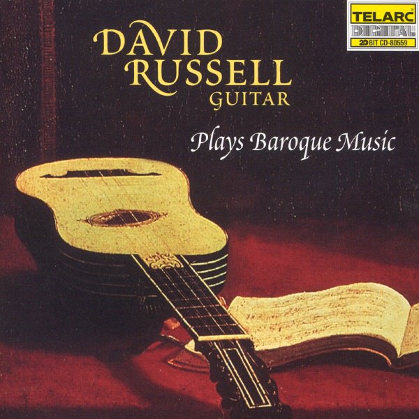 David Russell plays Baroque Music album cover