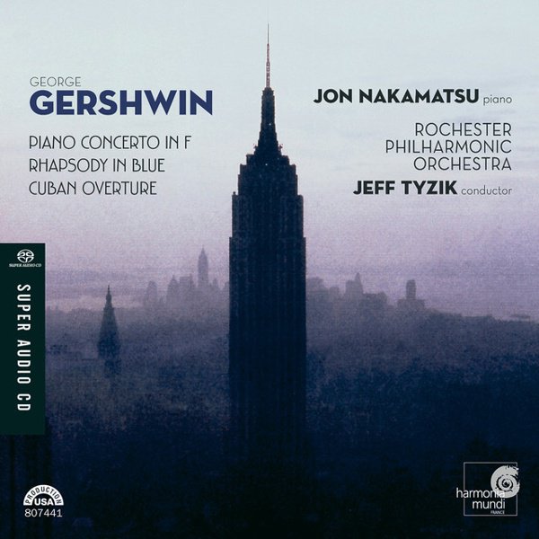 Gershwin: Piano Concerto in F; Rhapsody in Blue; Cuban Overture cover