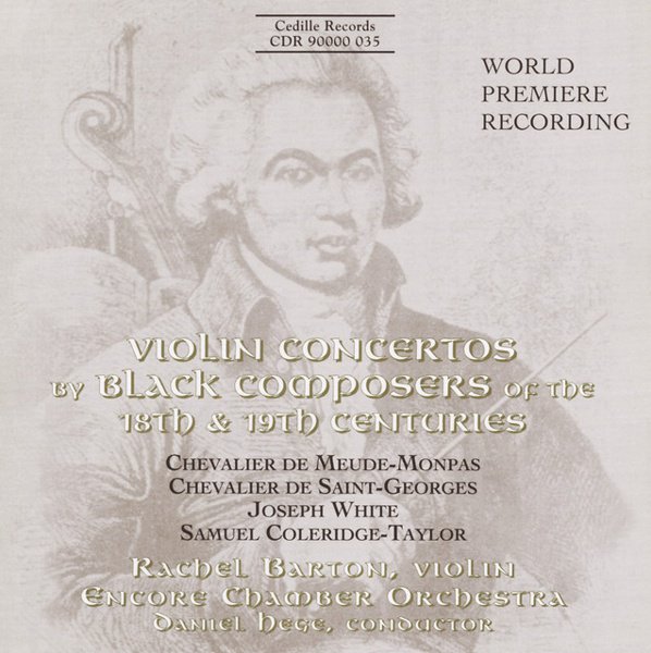 Violin Concertos by Black Composers of the 18th & 19th Centuries cover