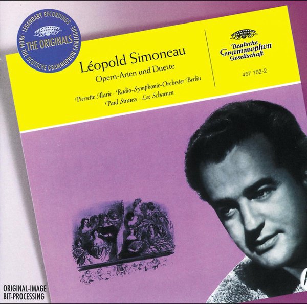 Léopold Simoneau: Opera Arias & Duets cover