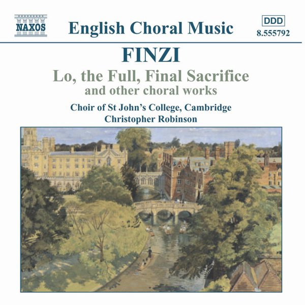 Finzi: Lo, the Full, Final Sacrifice and Other Choral Works cover