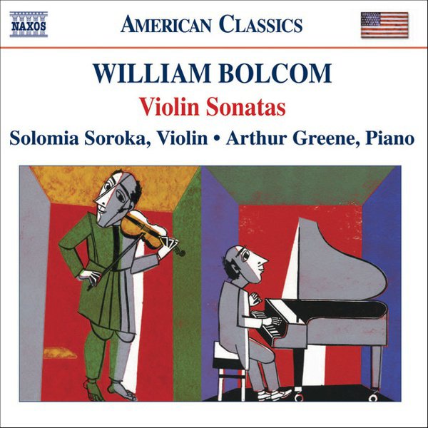 William Bolcom: Violin Sonatas cover